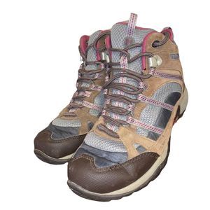 Merrell Soren Mid Waterproof Hiking Boots Otter/Grey Brown Beige Size 7